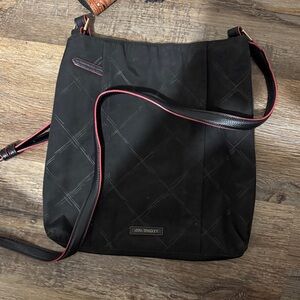 Vera Bradley Black and Red Crossbody Bag